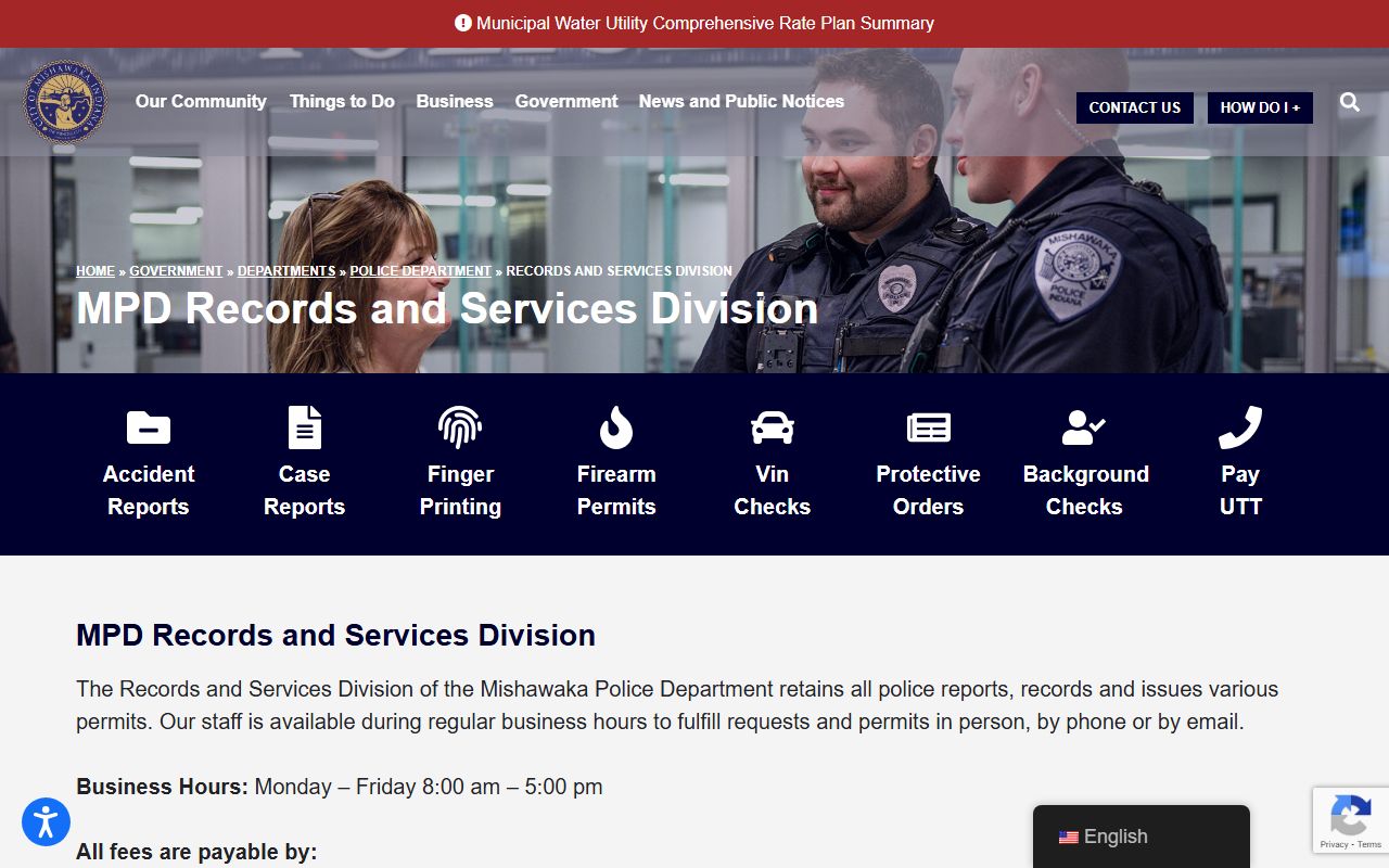 Mishawaka Traffic Court Records - St. Joseph County Traffic Misdemeanor page