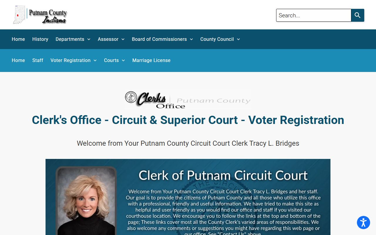 Putnam County Traffic Court Records - Clerk's Office Page